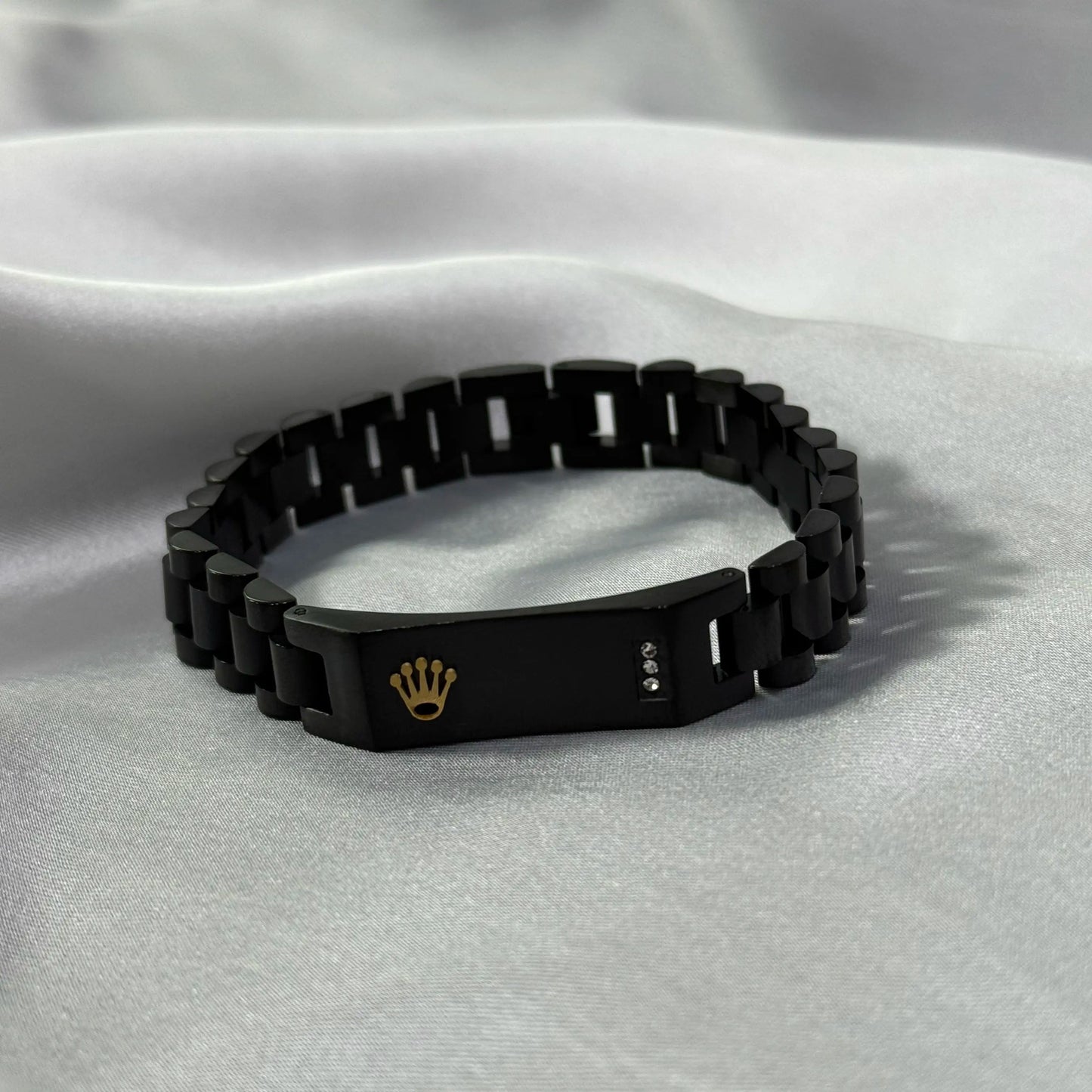 16mm Black RLX Crown Jubilee Bracelet - Zefiro