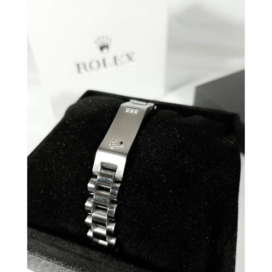 16mm silver RLX Crown Jubilee Bracelet - Zefiro