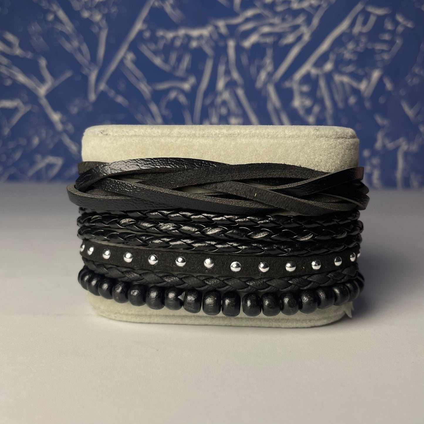 leather black straps bundle