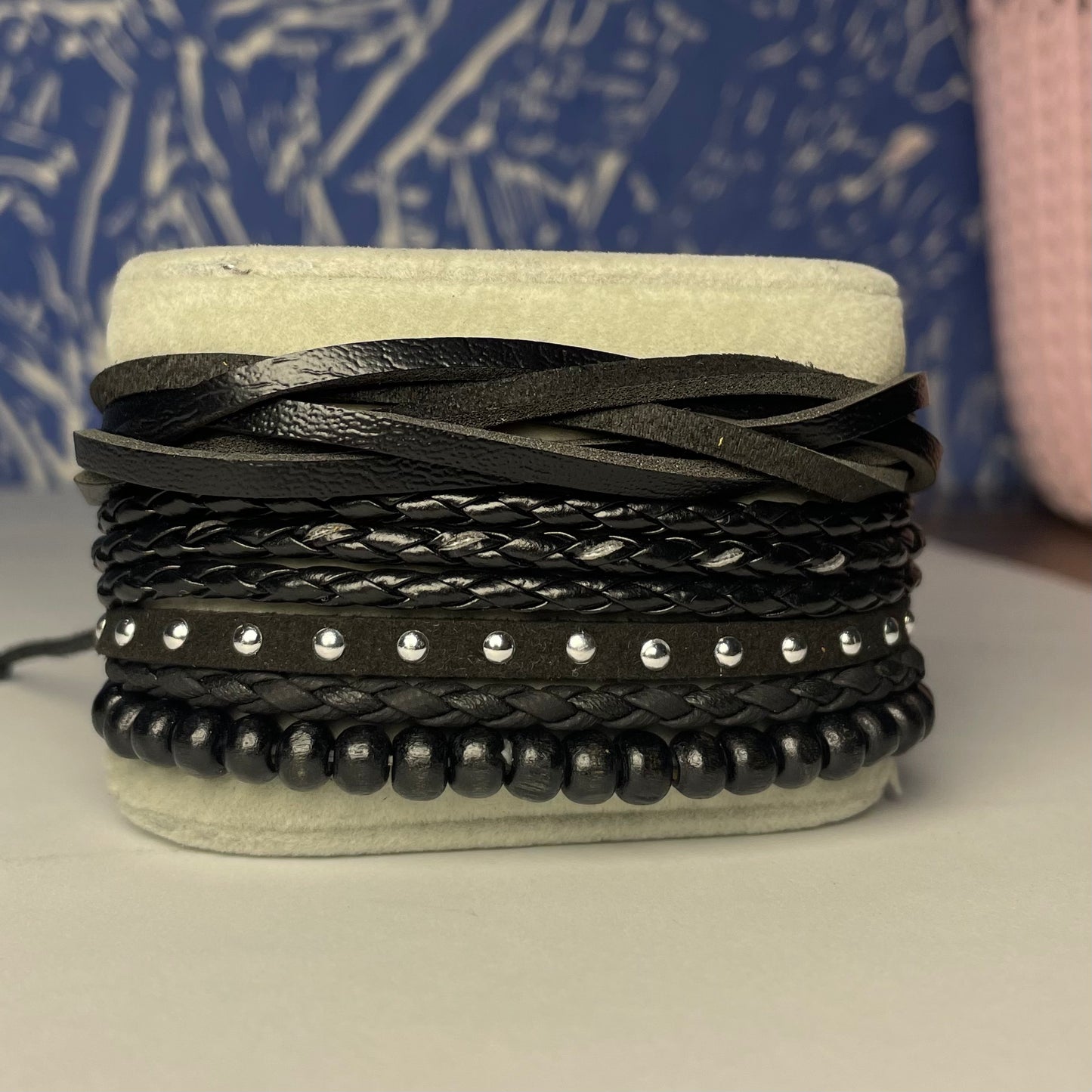 leather black straps bundle