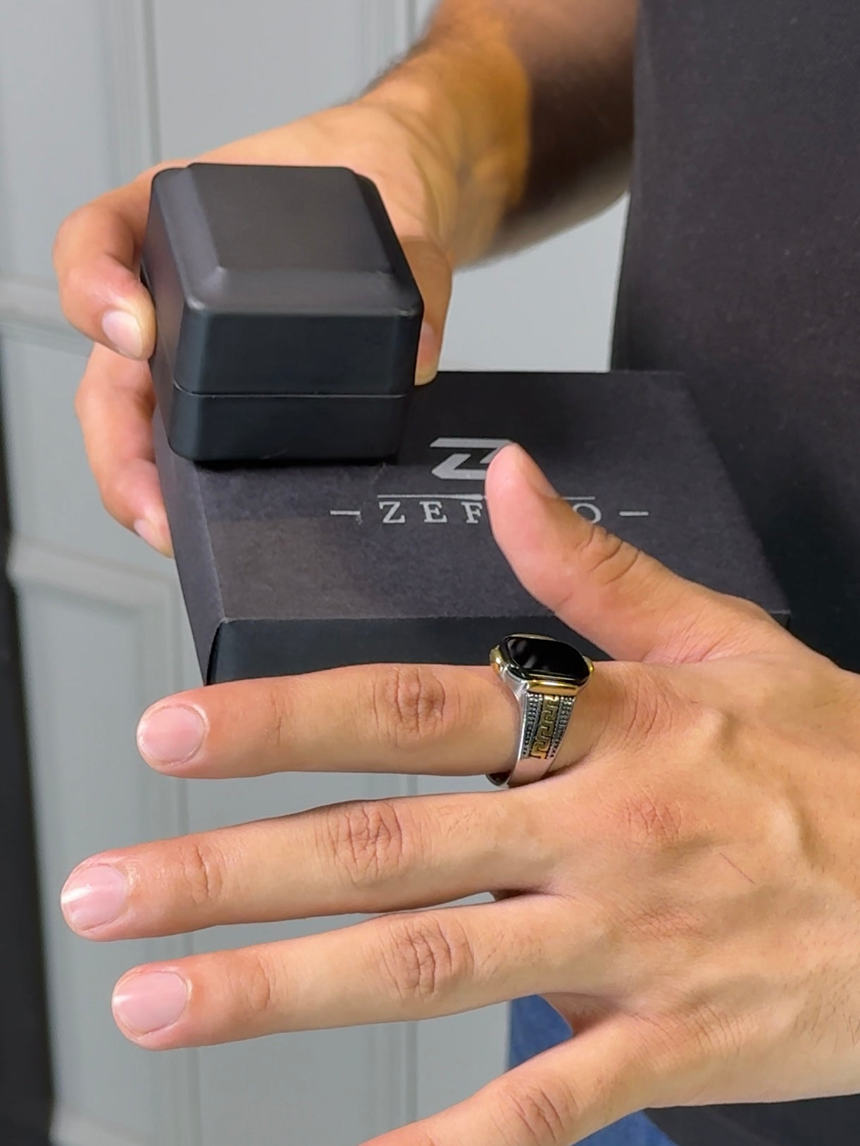 Aegis Onyx Ring