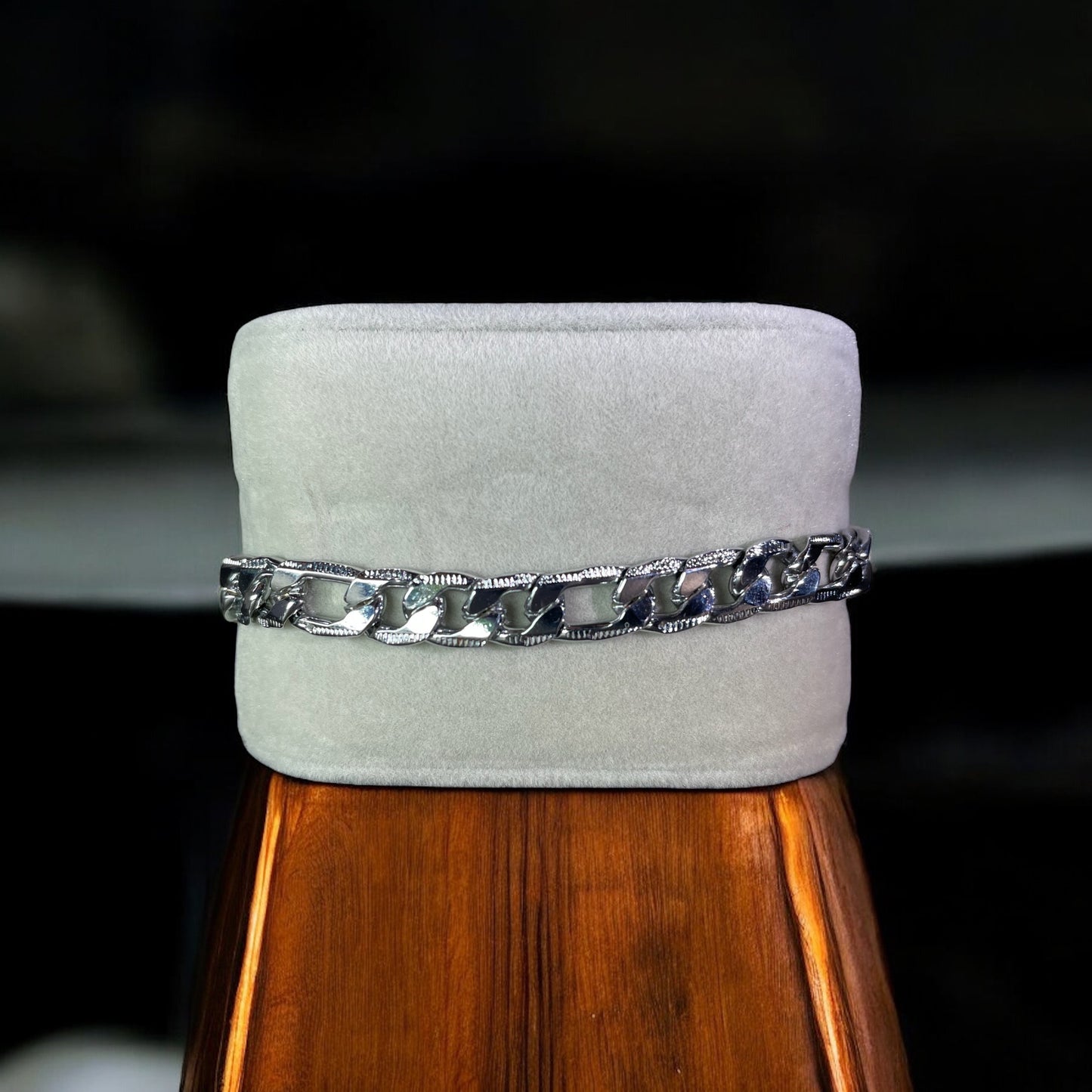 Cuban Link 8mm Bracelet (streaked) - Zefiro