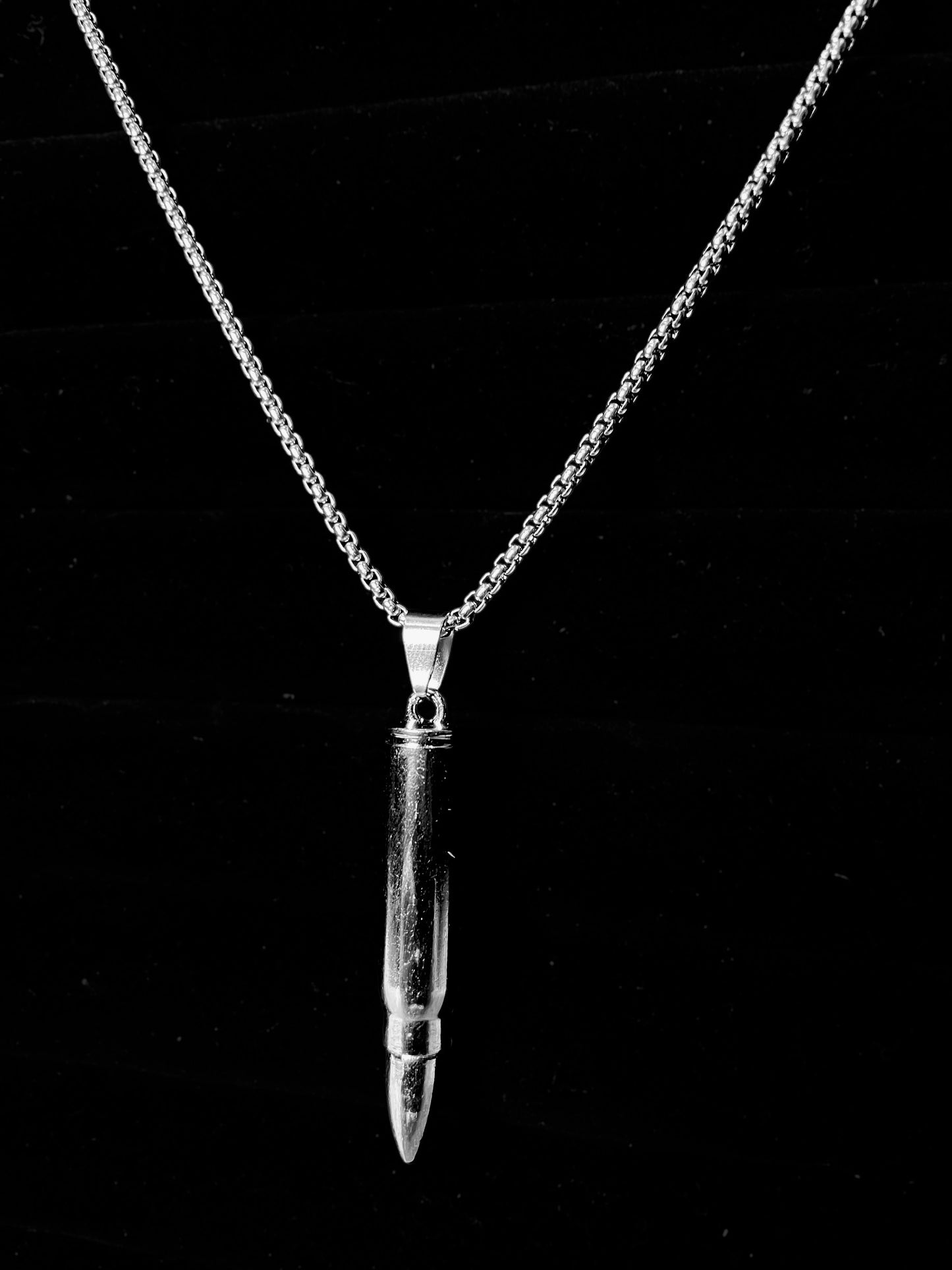 silver bullet pendant