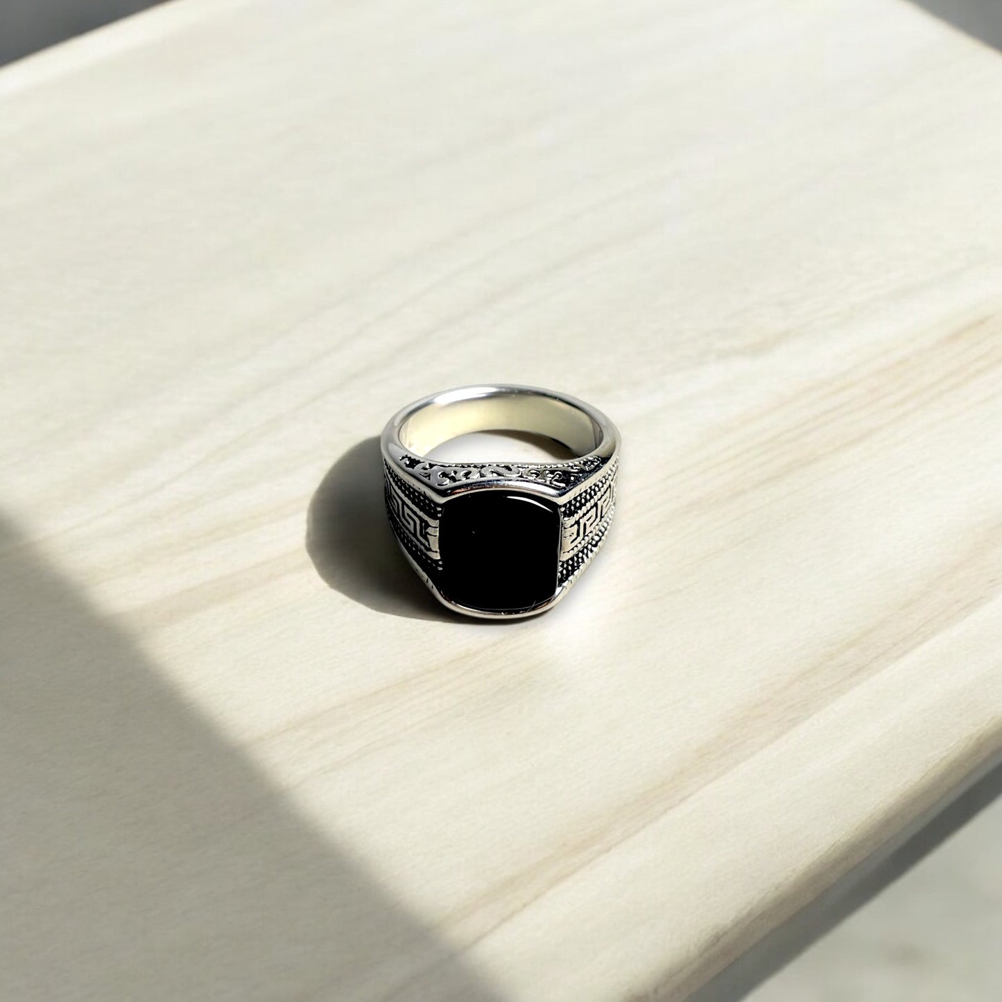 Greek Black Ring