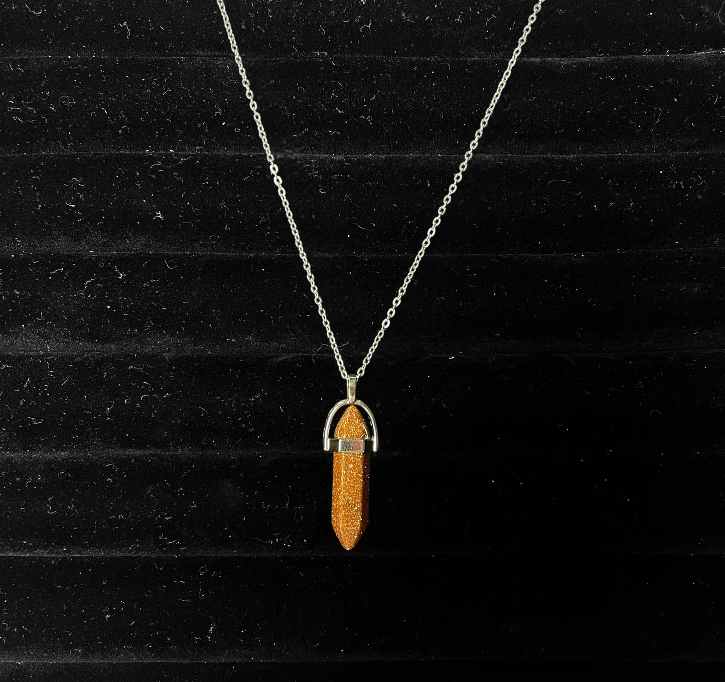 Obsidian Eclipse Pendant (brown)