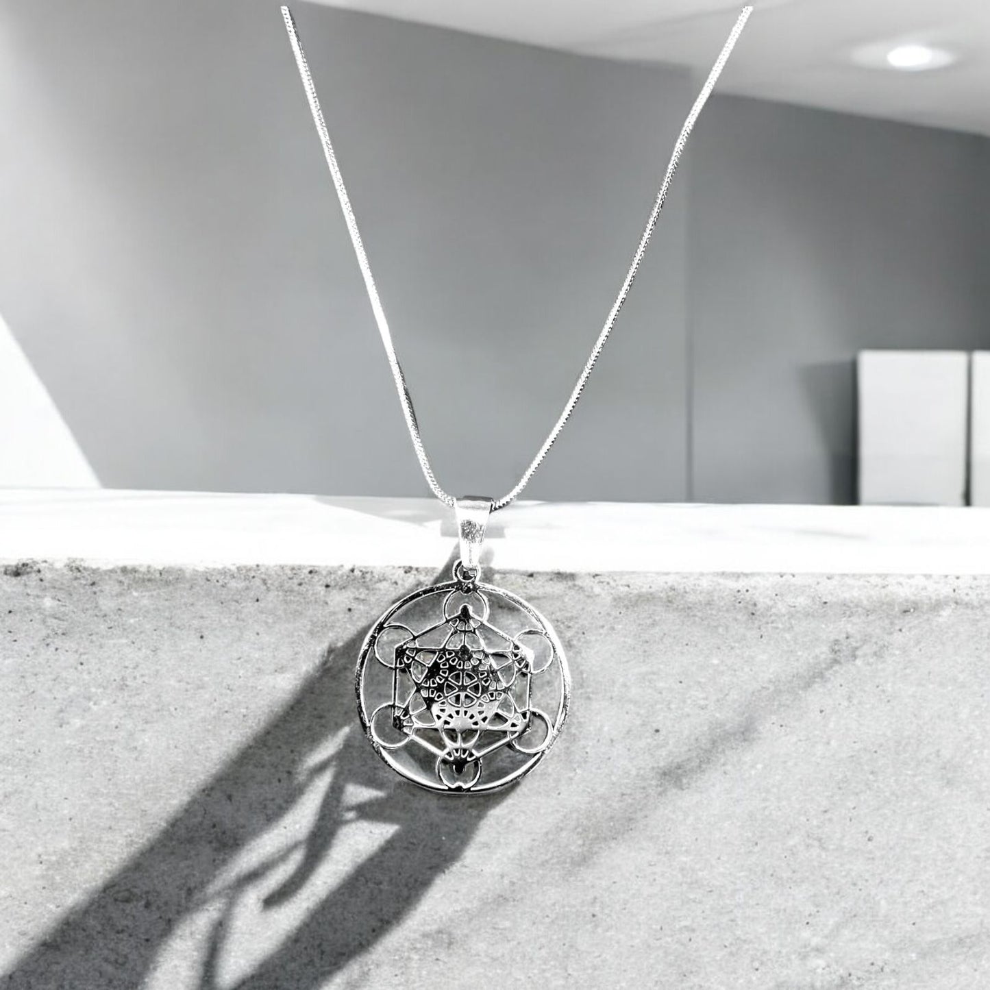 Sacred Geometry Pendant - Zefiro