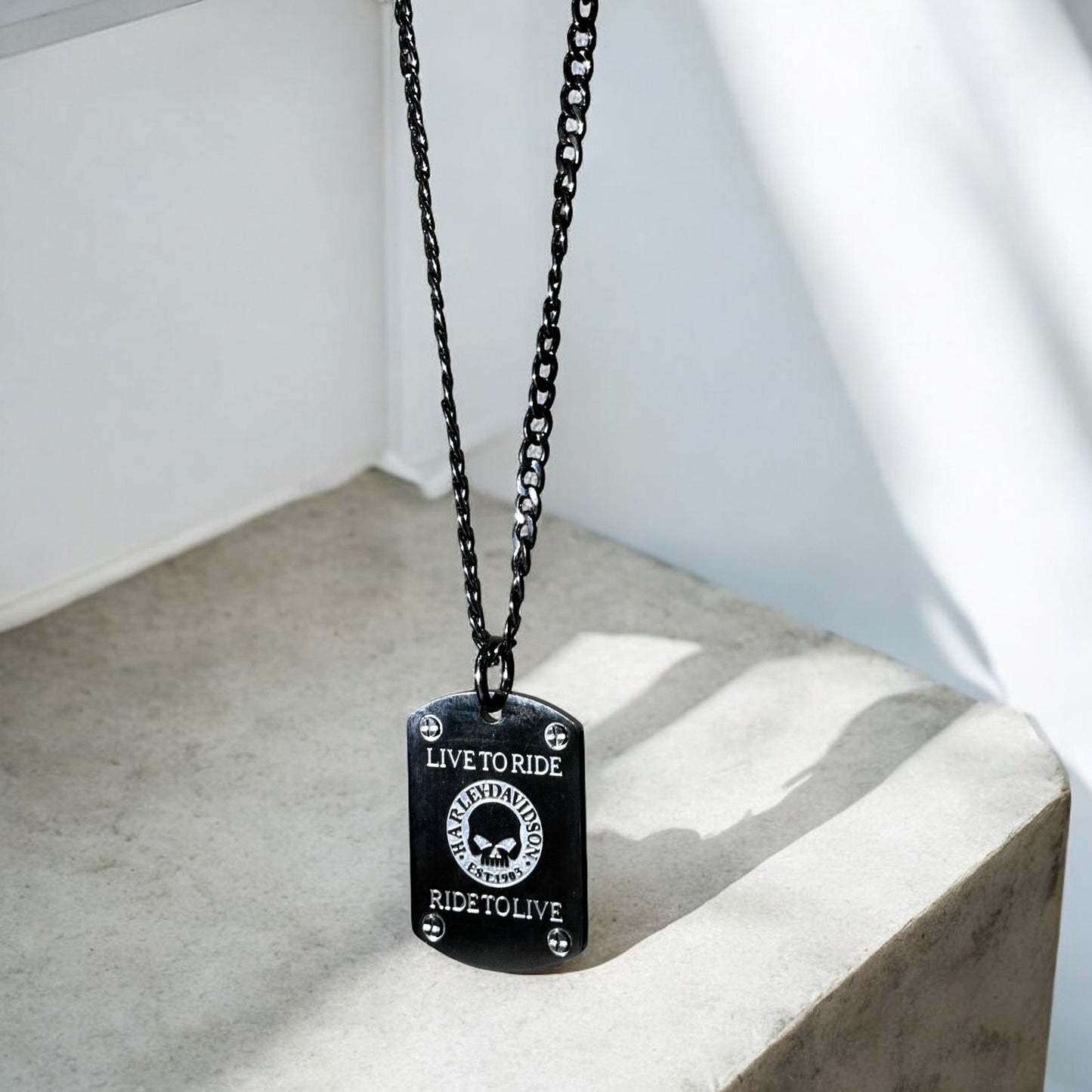 Live to Ride Emblem Pendant - Zefiro
