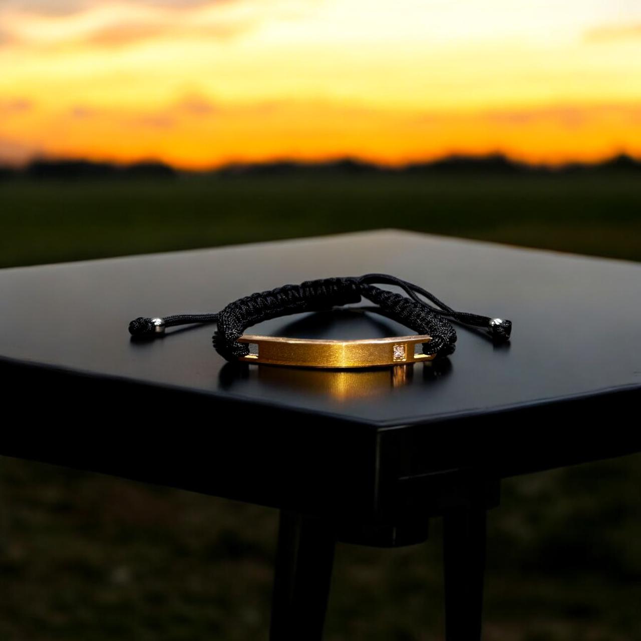 Zefiro Luxe Gold Bar Bracelet - Zefiro