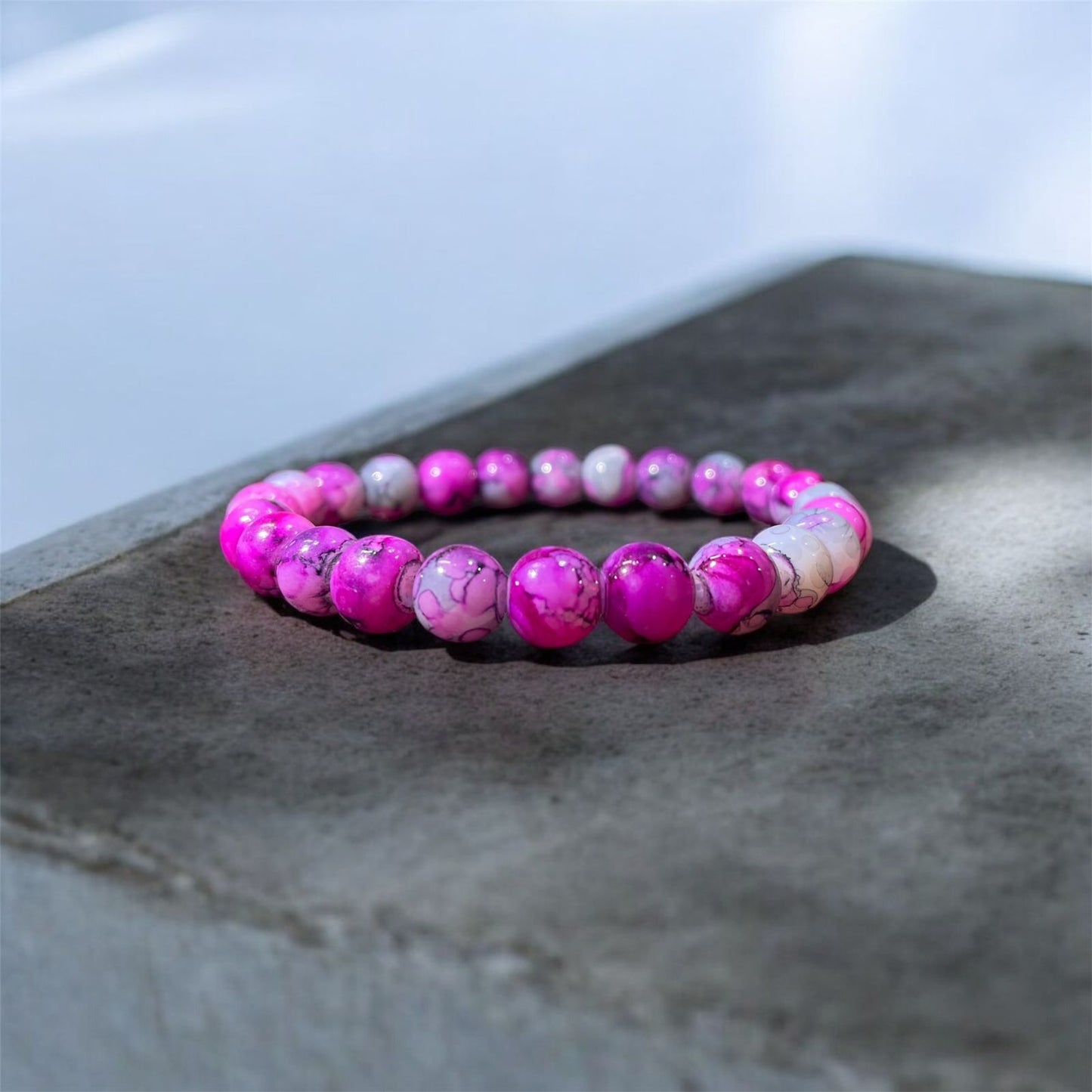 Rose Quartz Mist Bracelet - Zefiro