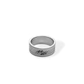 Tribal Silver Band Ring - Zefiro