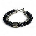 Onyx & Hematite Bracelet