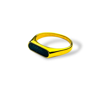 Moonlight Gold Signet Ring - Zefiro