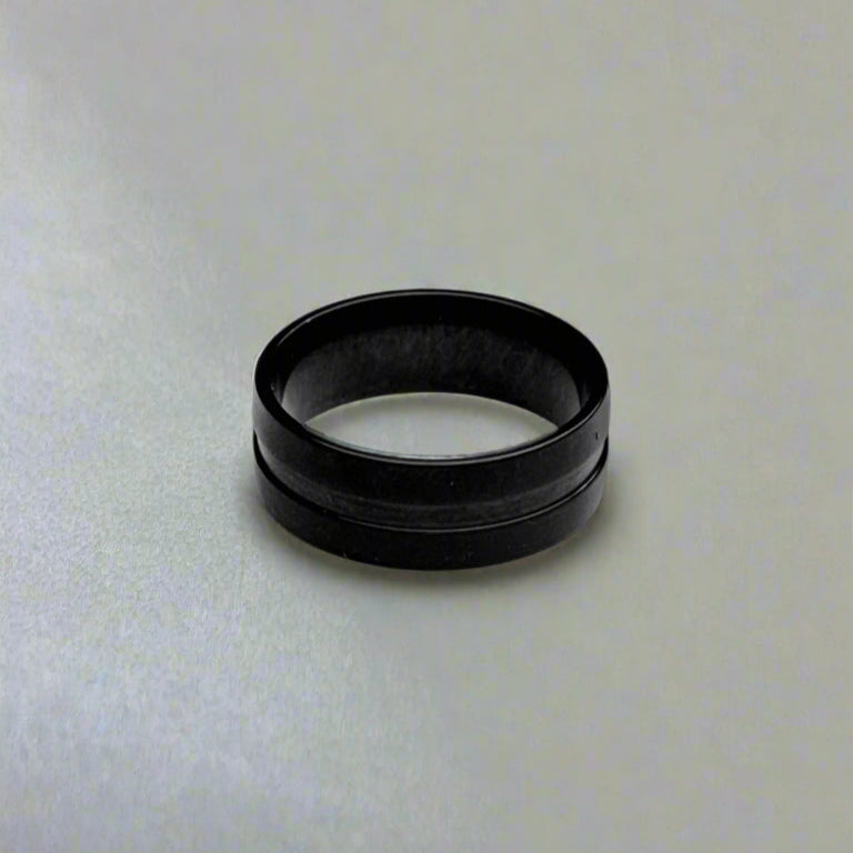 Matte tungsten Ring - Zefiro