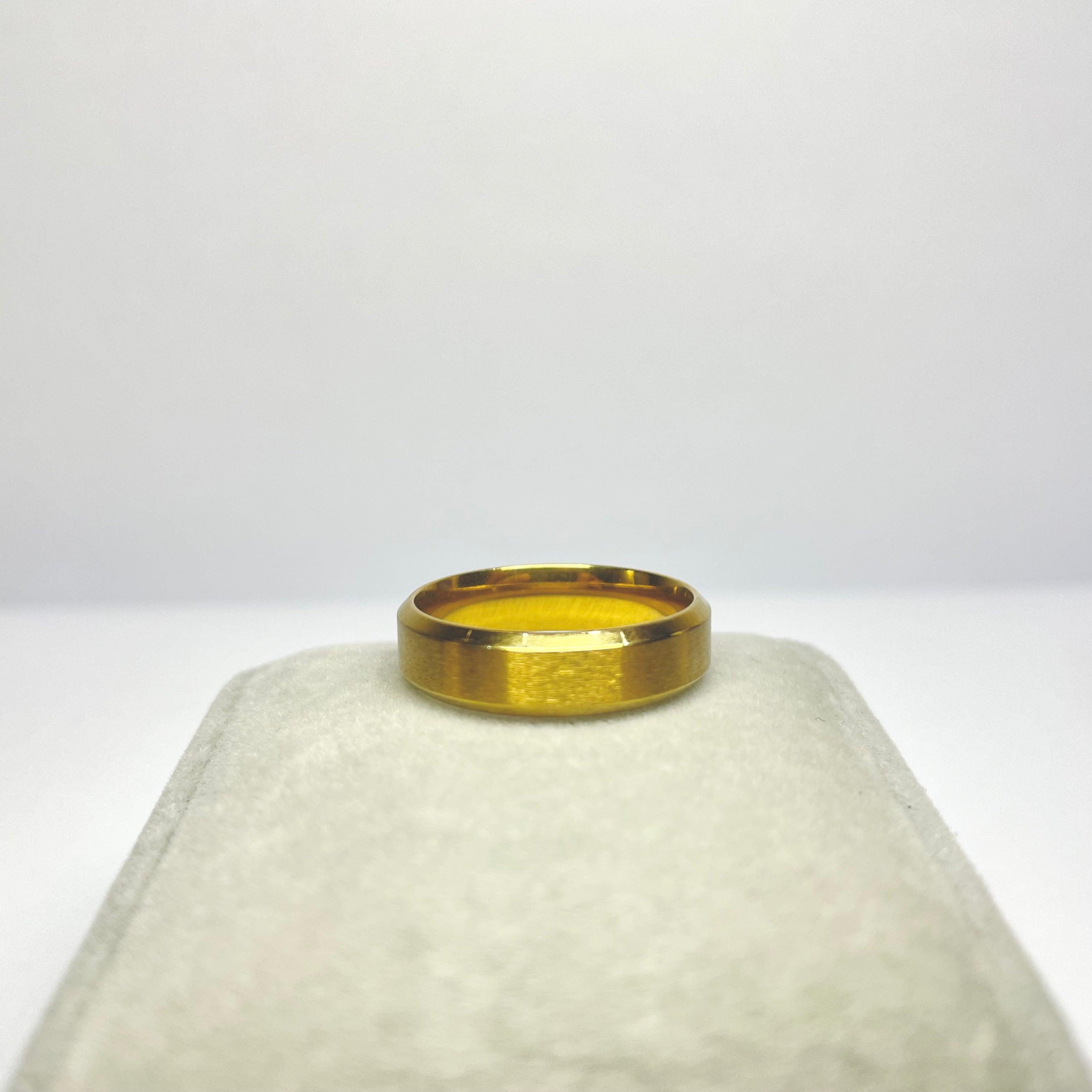 smart titanium ring gold - Zefiro