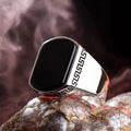 Classic black Turkish ring