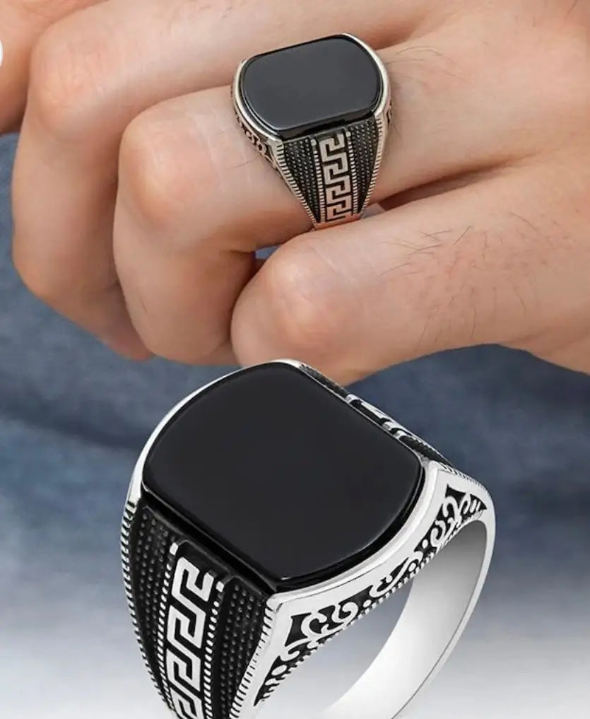 Greek Black Ring