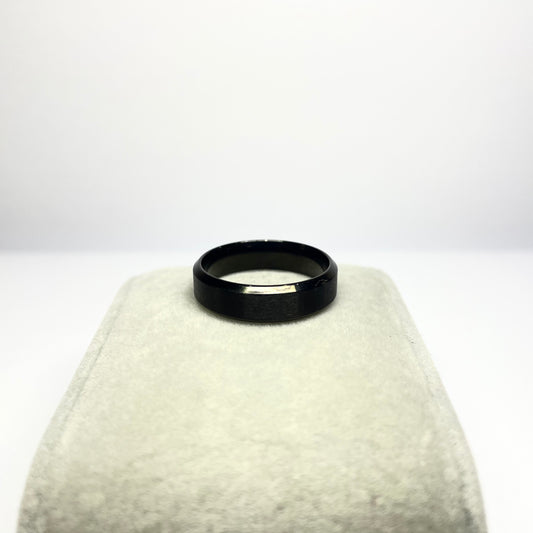 smart titanium ring black