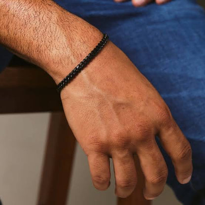 Onyx Link Bracelet - Zefiro