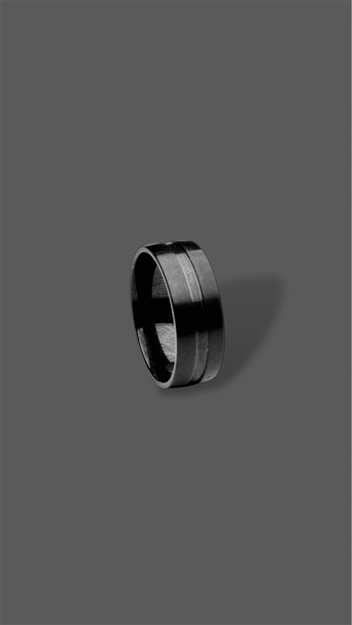 Matte tungsten Ring - Zefiro