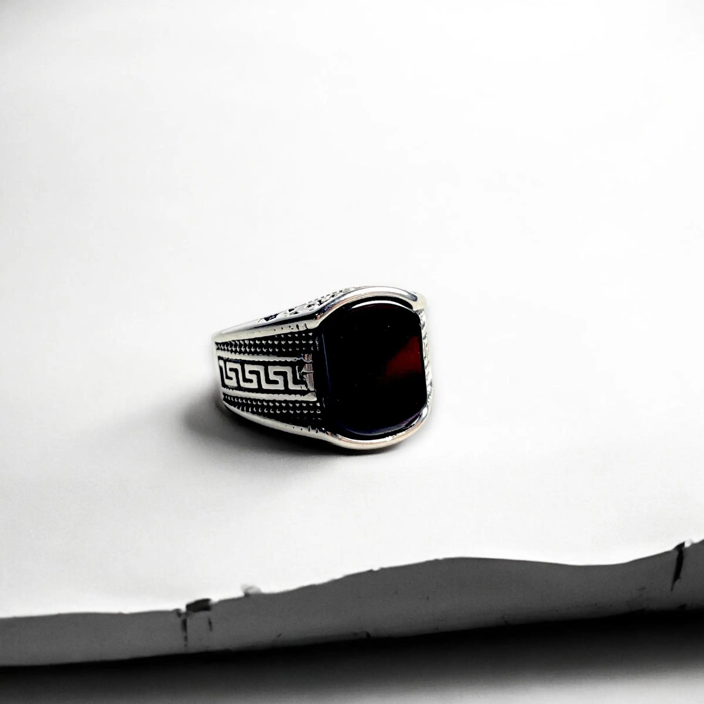 Greek Black Ring