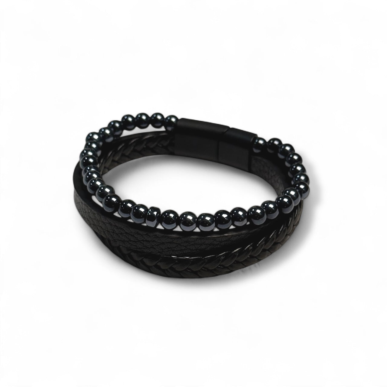 Hematite Multi-Layer Cuff