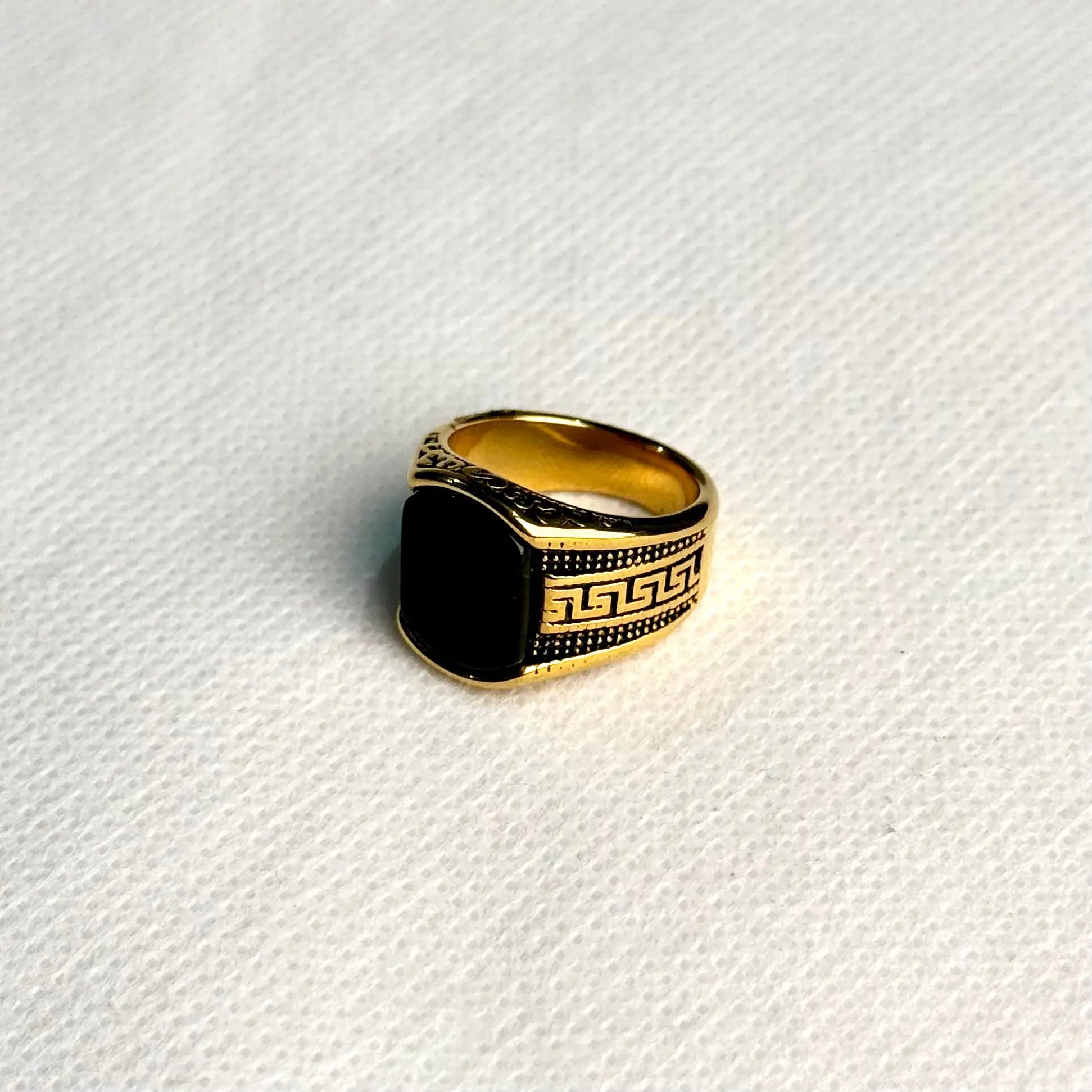 Greek black ring (gold variant)