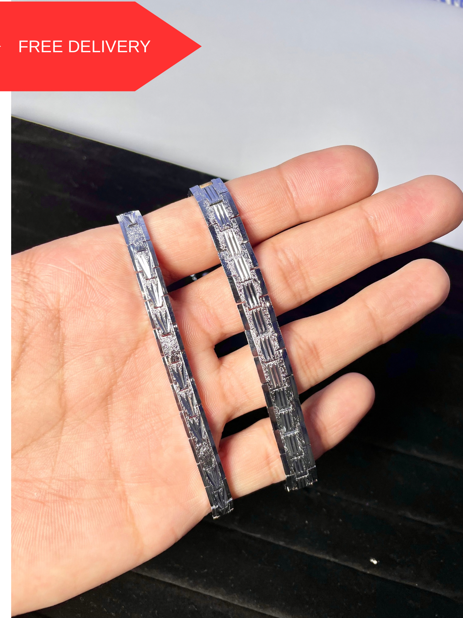 couples pair silver( phantom link for her and royal crest for him)