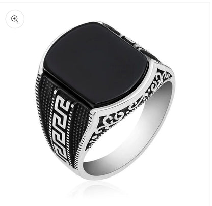 Greek Black Ring