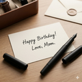 ZEFIRO Premium Personalized Gift Note Service