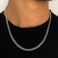 3MM CURB CHAIN (SILVER) - Zefiro