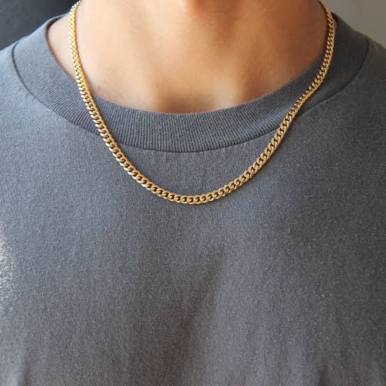 4MM CURB CHAIN (GOLD) - Zefiro