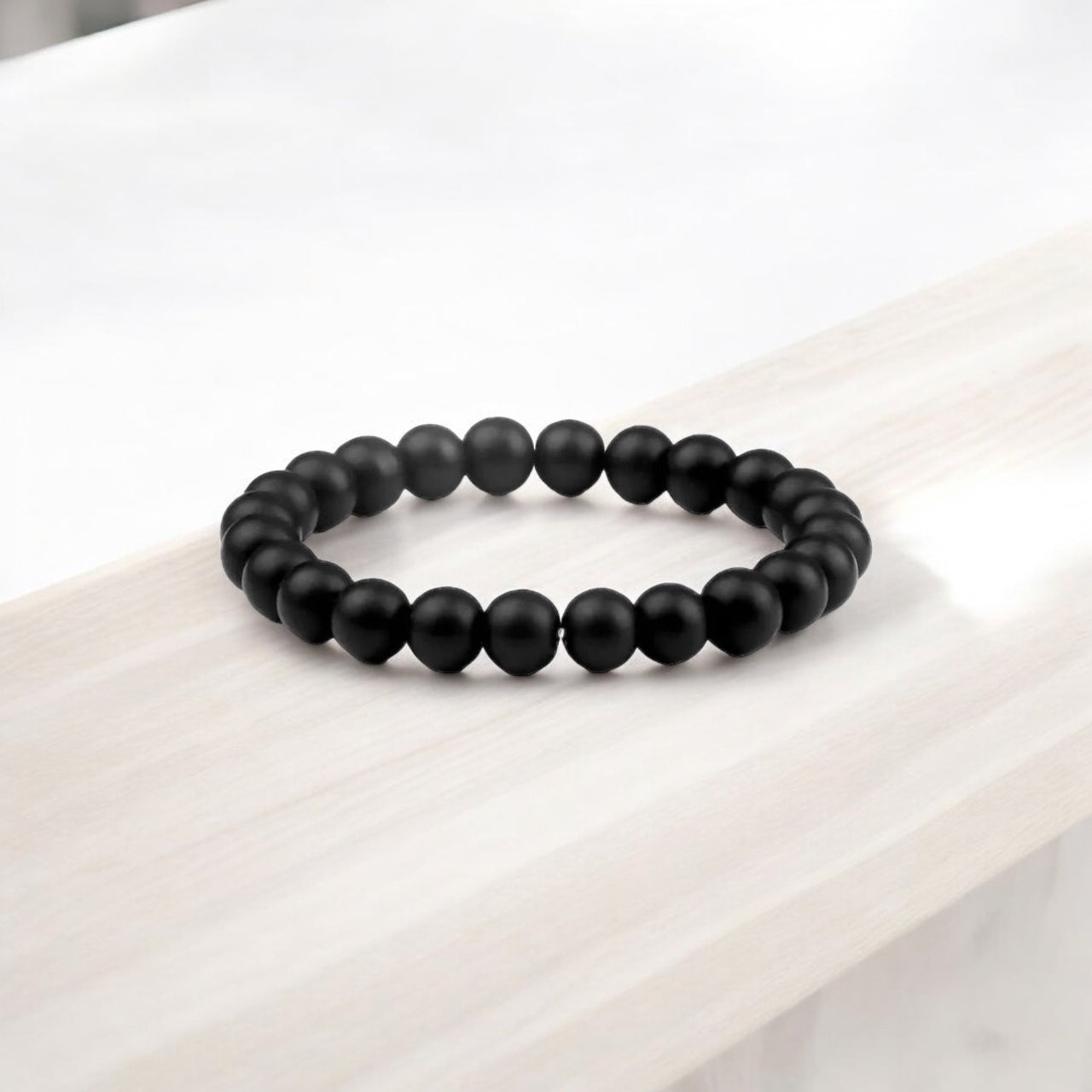 matte black bracelet - Zefiro
