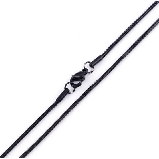 1MM ROUND CHAIN (BLACK) - Zefiro