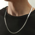 4MM FLAT SNAKE CHAIN - Zefiro