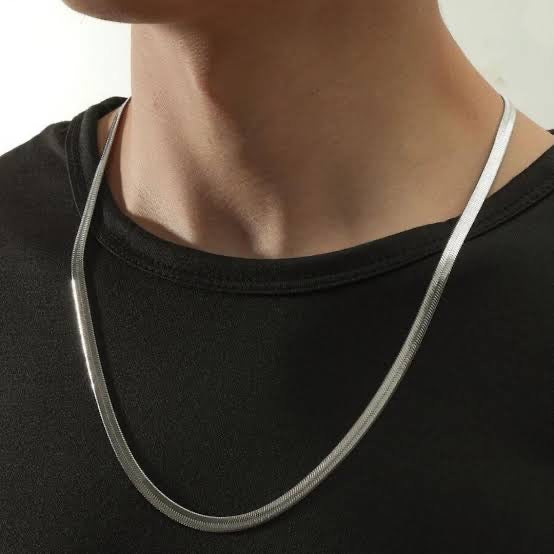 4MM FLAT SNAKE CHAIN - Zefiro