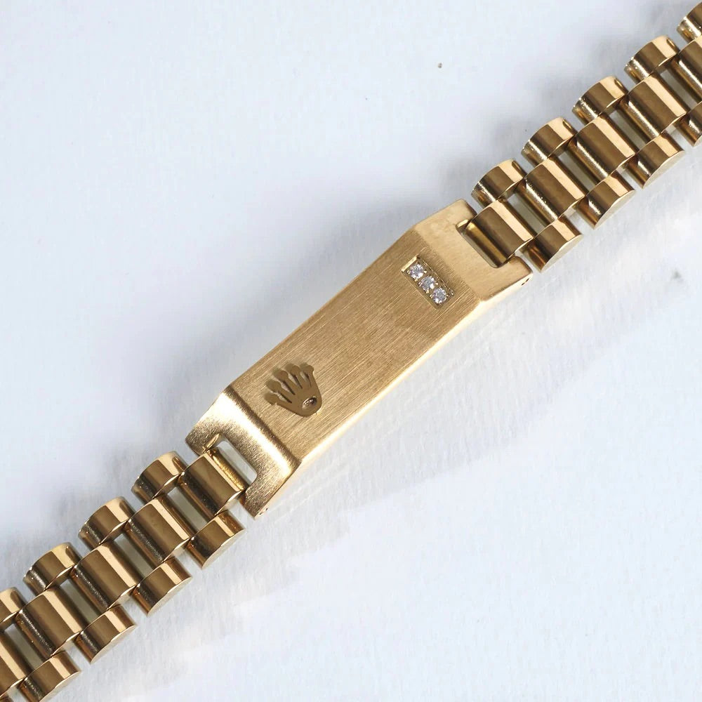 16mm Golden RLX Crown Jubilee Bracelet