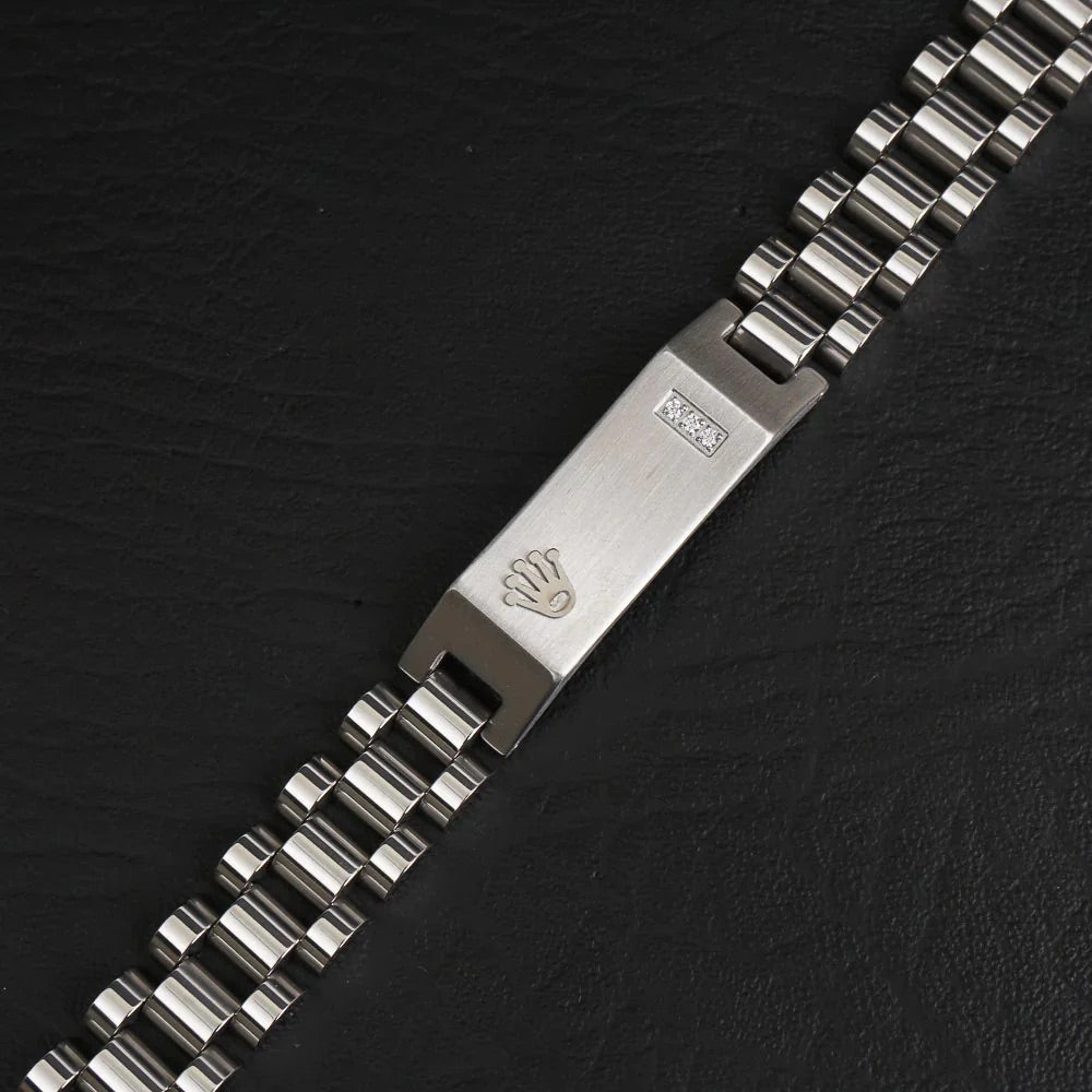 16mm silver RLX Crown Jubilee Bracelet - Zefiro