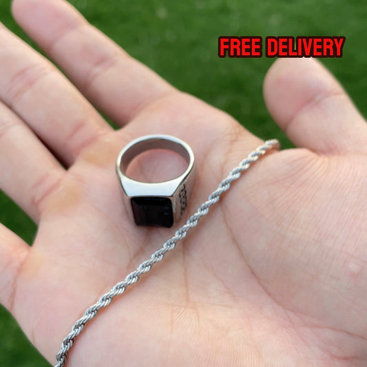 Titan Onyx Band & bracelet