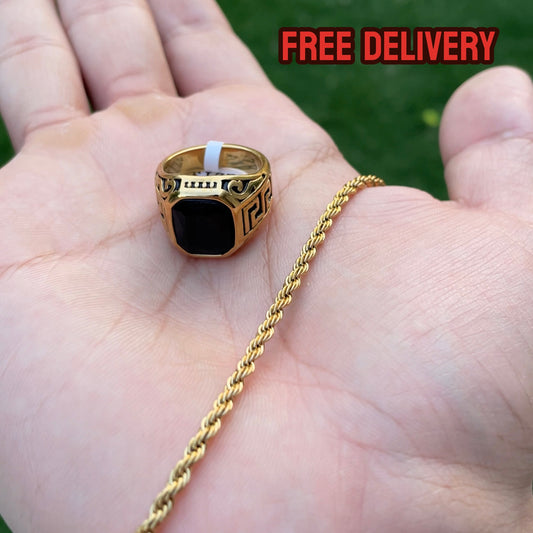 Spartan Signet Ring & bracelet