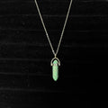 Obsidian Eclipse Pendant (green) - Zefiro