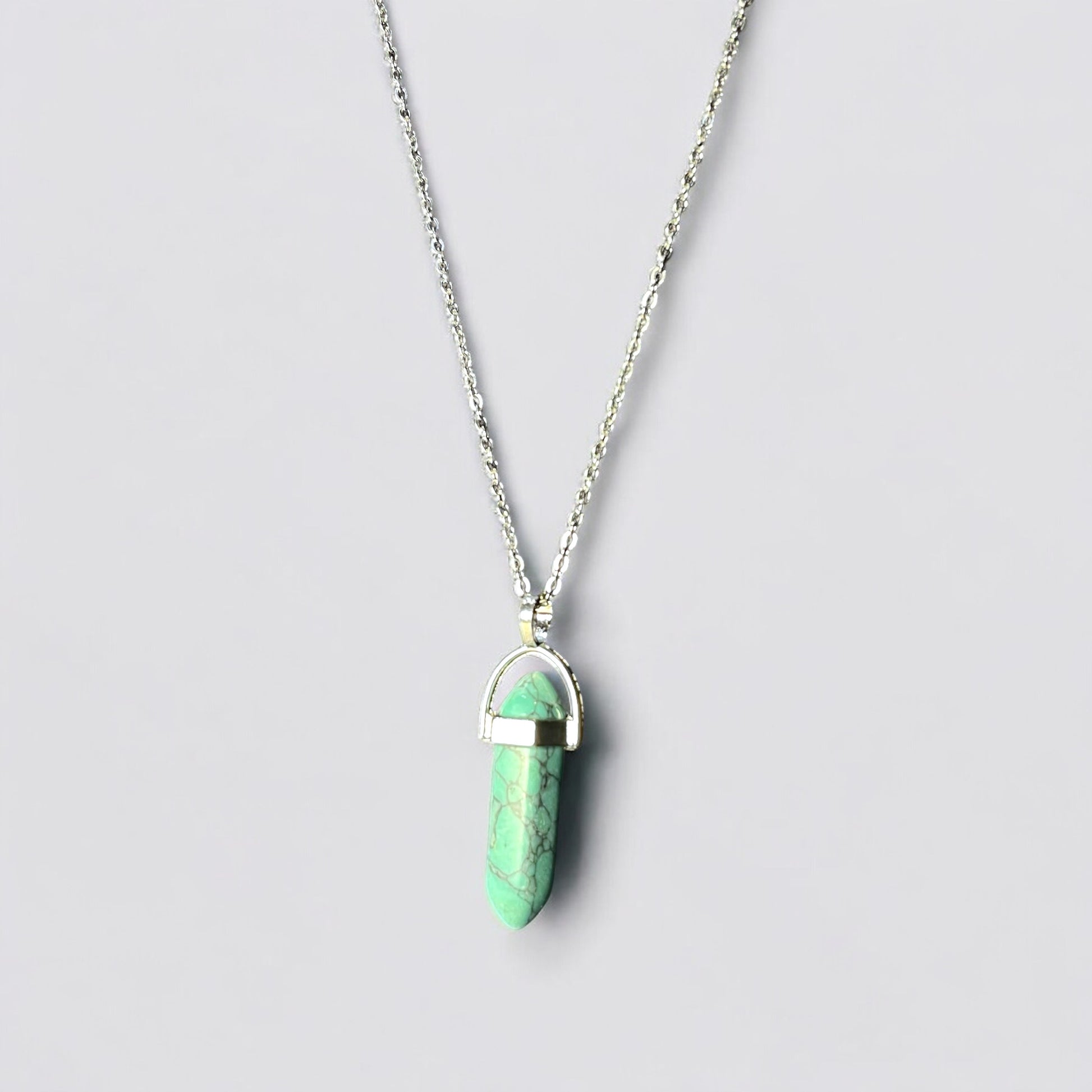 Obsidian Eclipse Pendant (green) - Zefiro