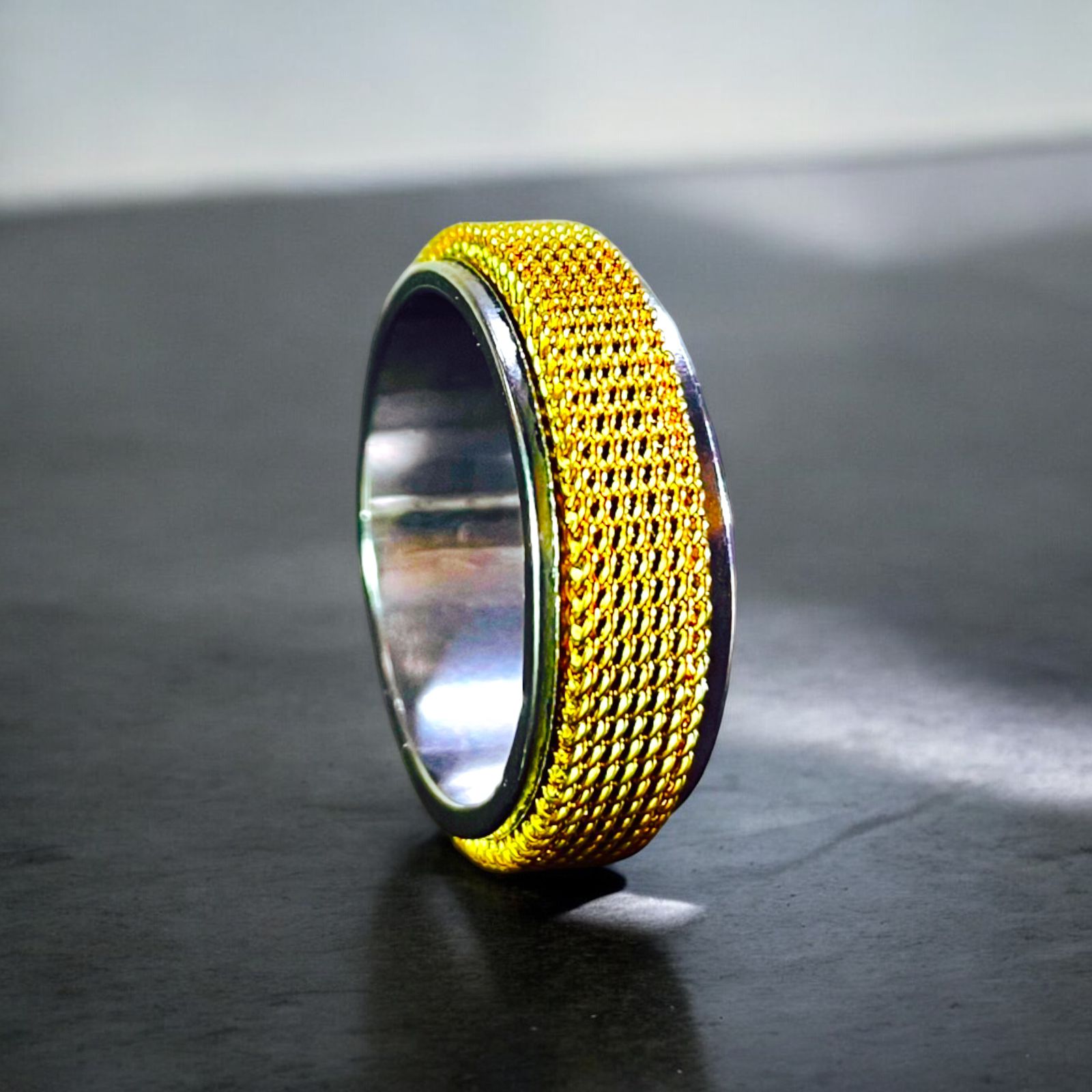 Eternal Motion Spinner Ring (silver gold) - Zefiro