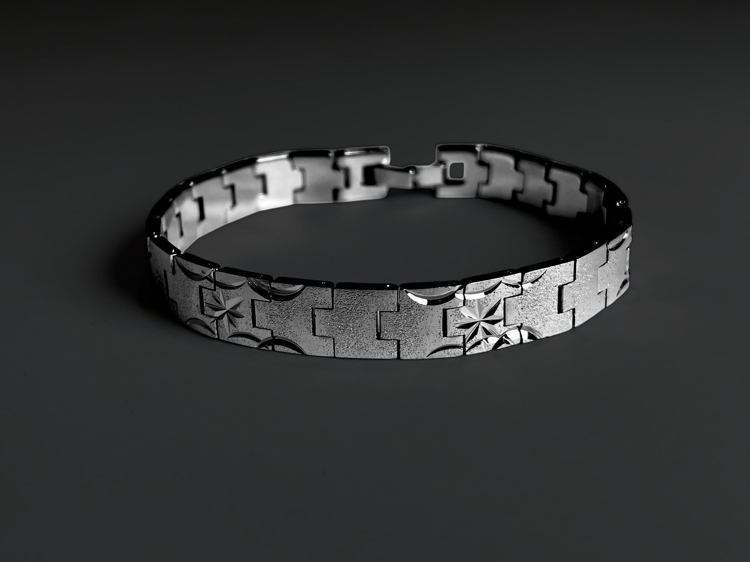 Royal Crest Bracelet 5MM (silver)