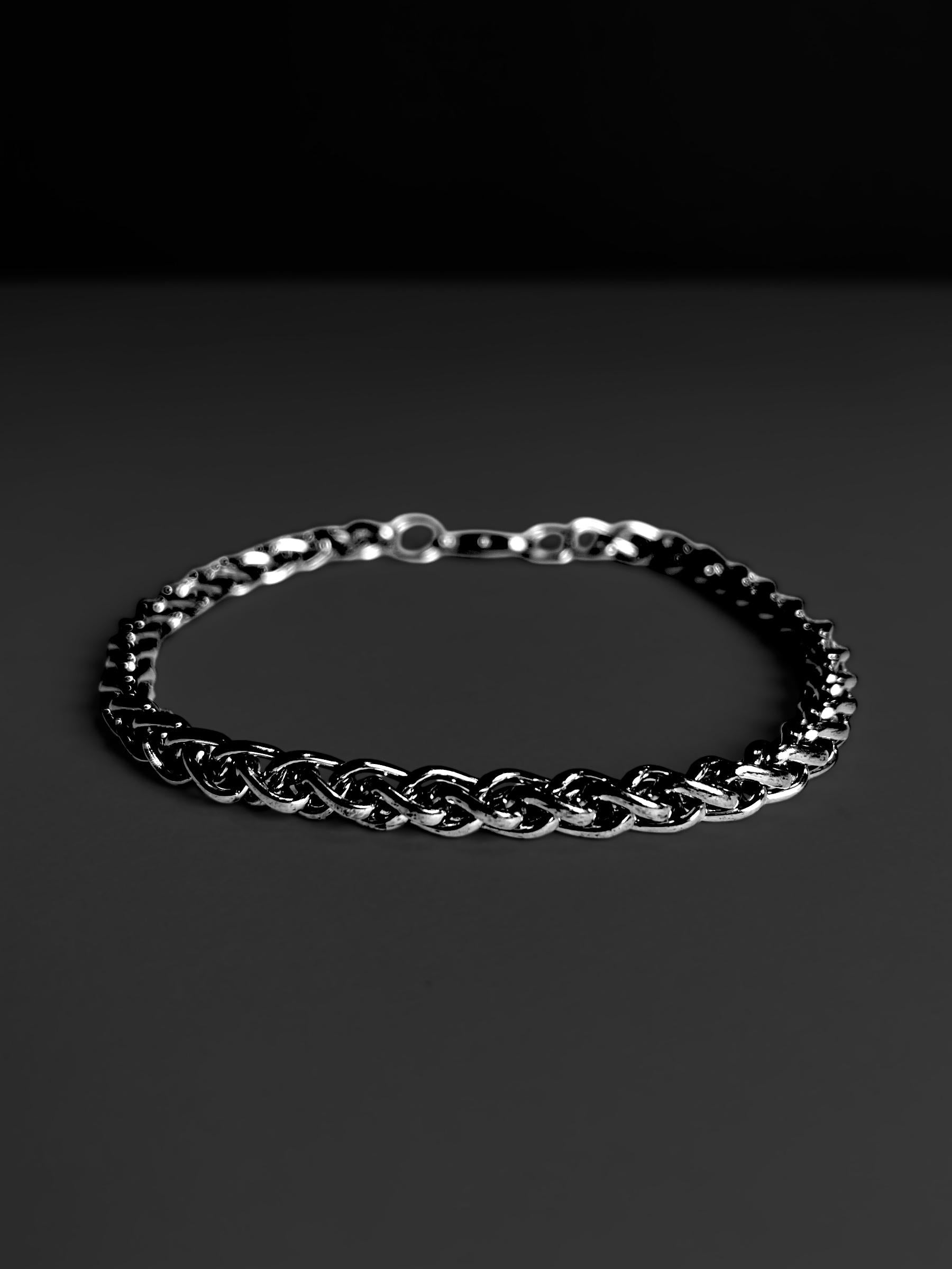 braided bracelet 4mm - Zefiro