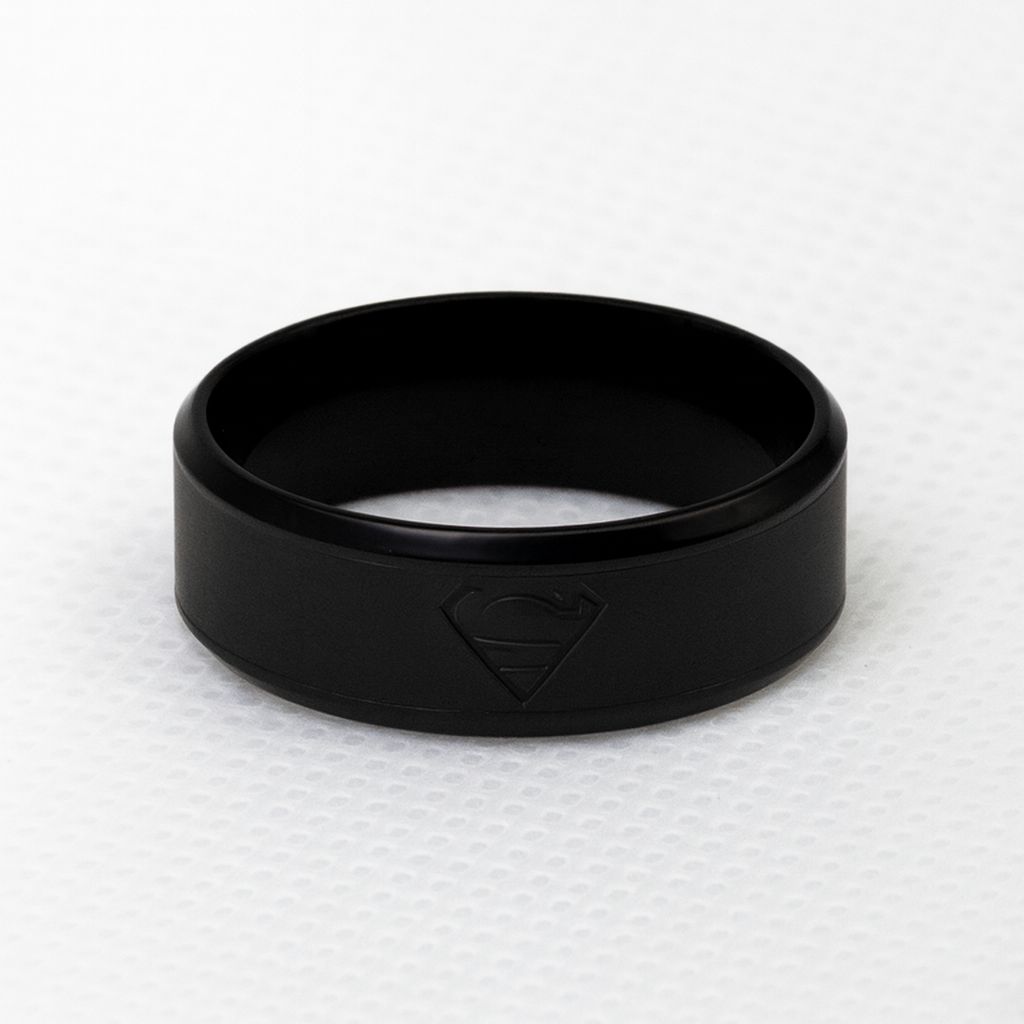 Minimalist Superman Band Ring