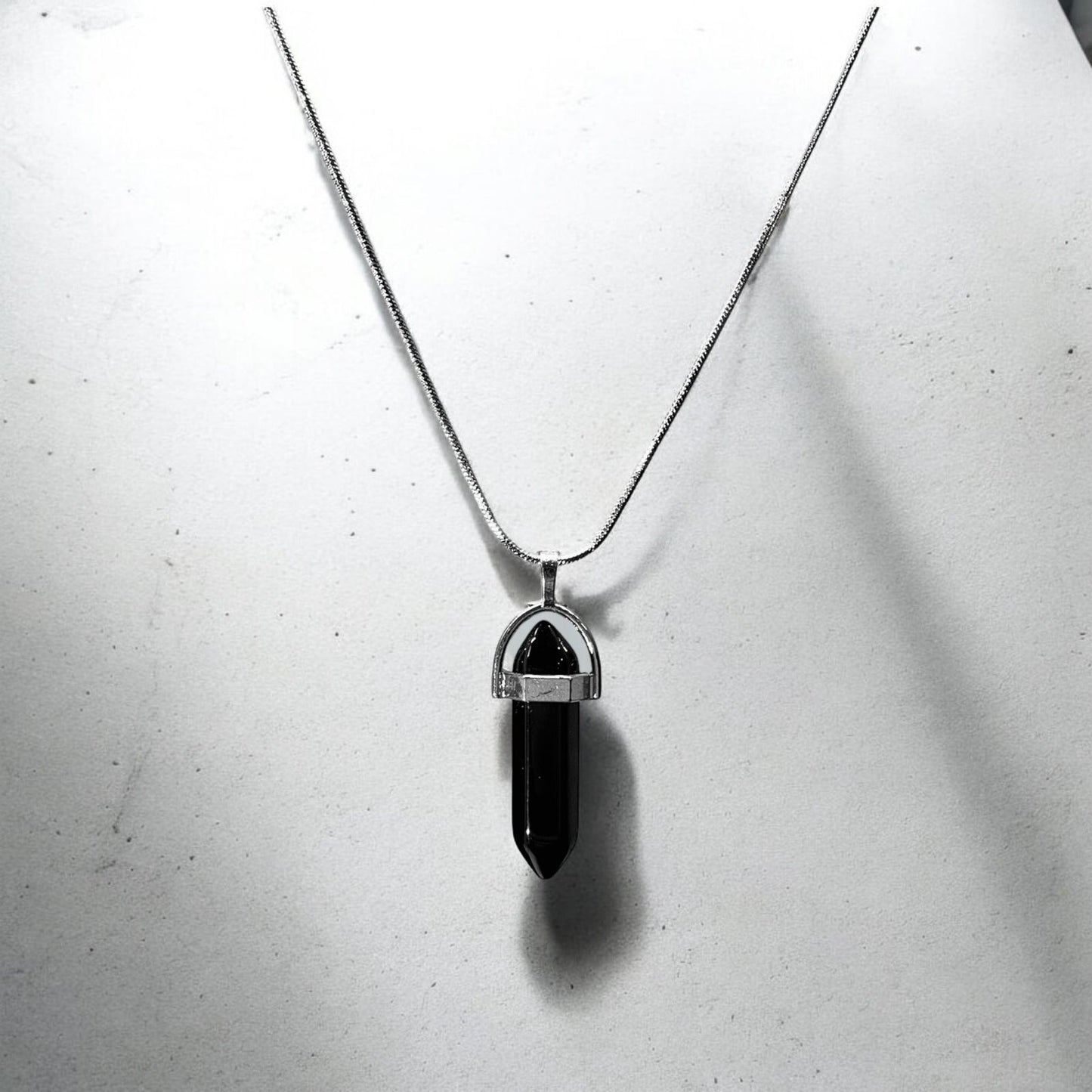 Obsidian Eclipse Pendant (black)