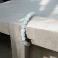 Smoky Quartz & White Agate Beads Bracelet - Zefiro