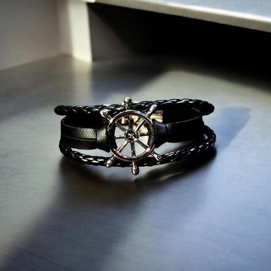 Zefiro Navigator Leather Bracelet