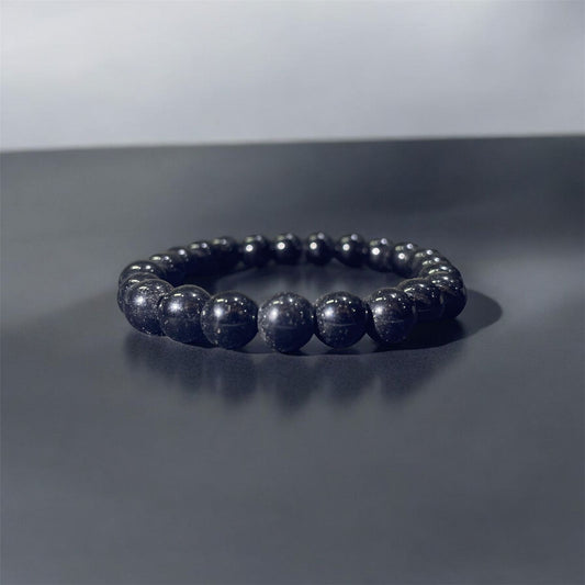 classic simple black bracelet