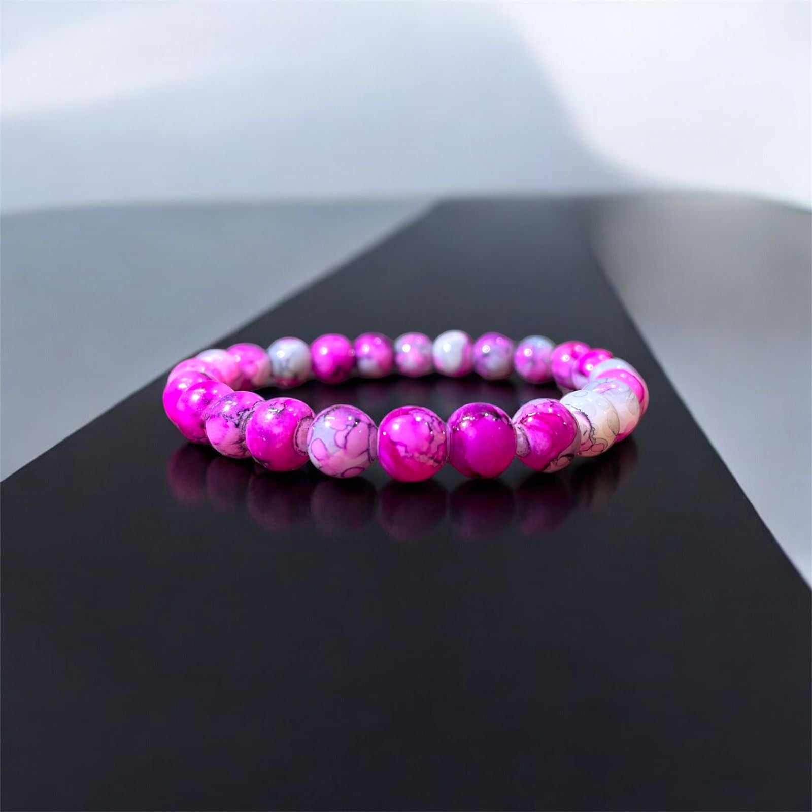 Rose Quartz Mist Bracelet - Zefiro